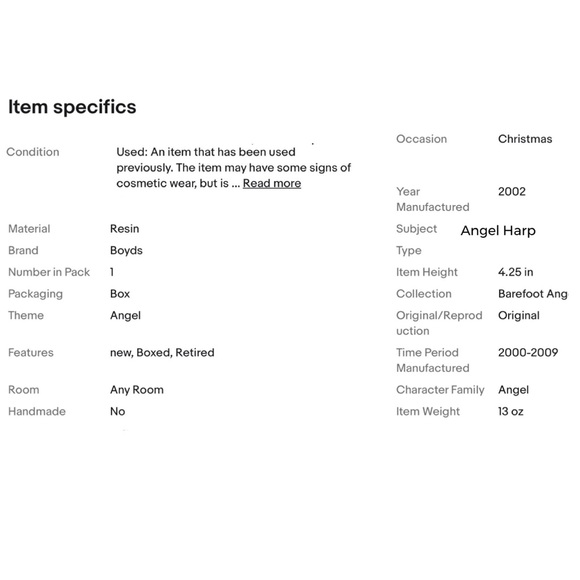 🧸★❦꒒ik୧⌵♡⌵N୧w❦★ AUCTION PRICE👩🏻‍⚖️ Muriel...Heavenly Notes 380016 - Picture 9 of 10